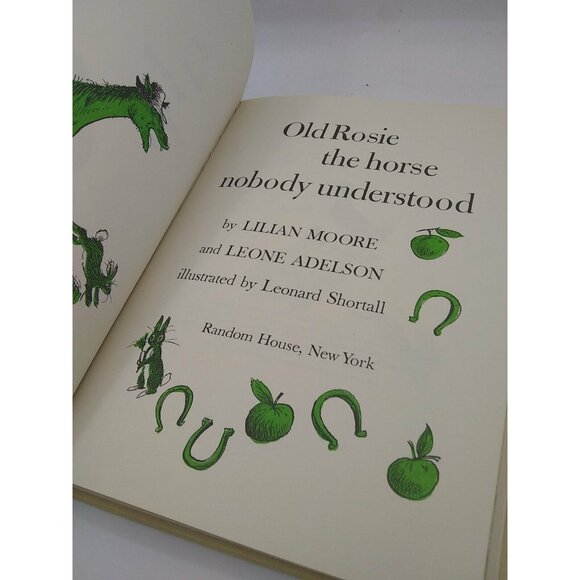 Vtg Dandelion Library double book Bambi's Children & Old Rosie stories HC - Picture 4 of 11